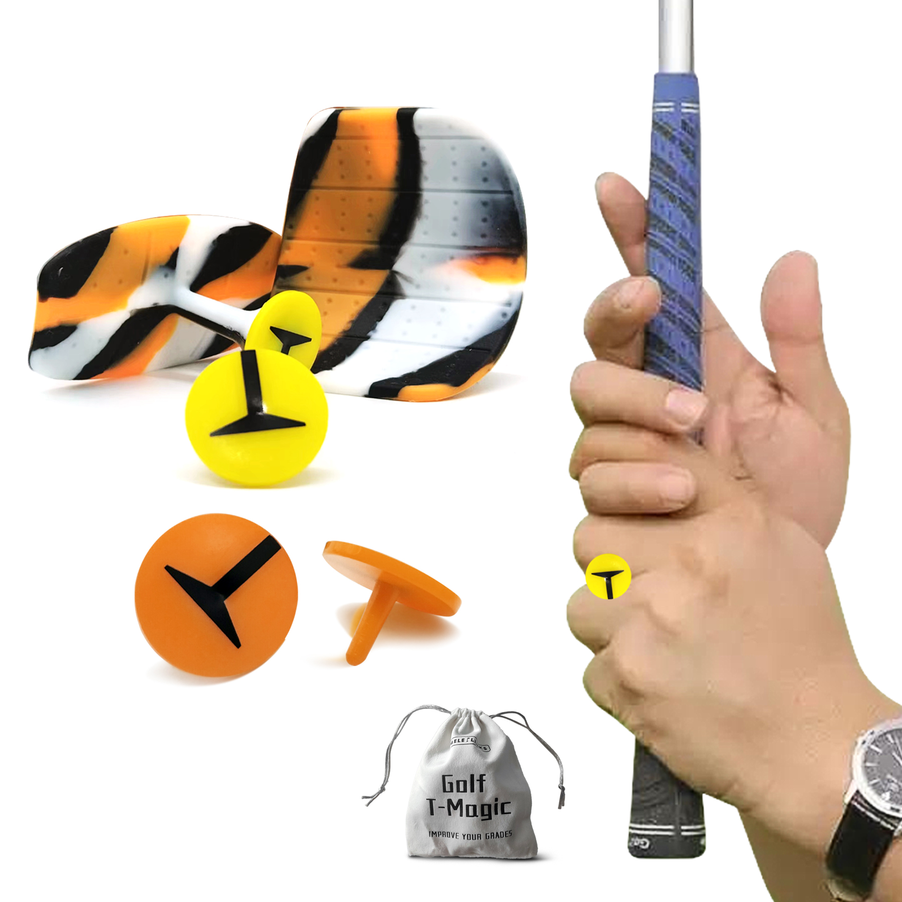 Golf Grip Silicon Sticker Magic Mat Friction Plate