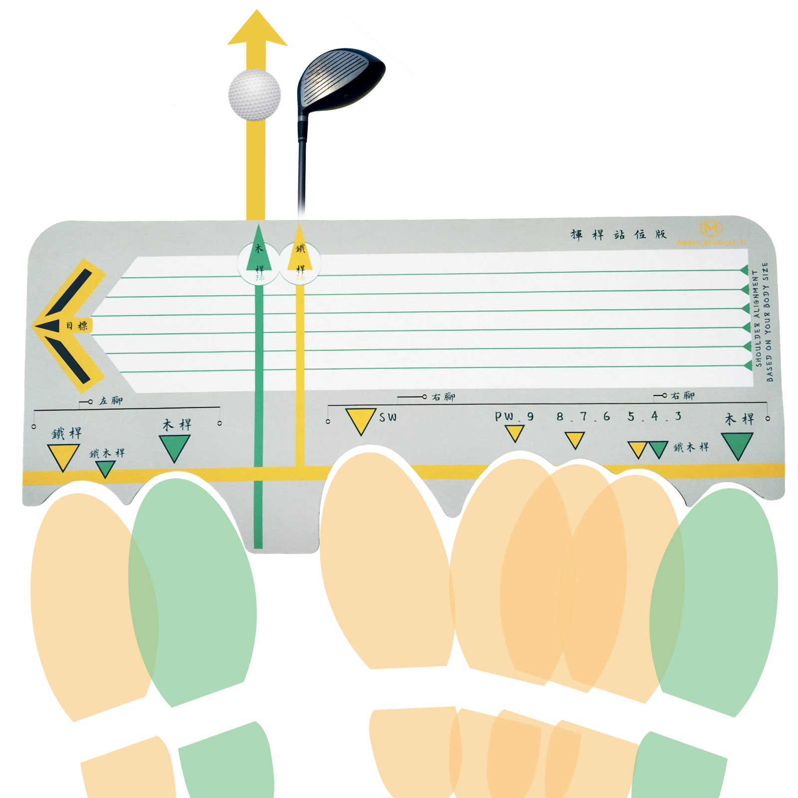 Golf Swing Trainer Standing Board