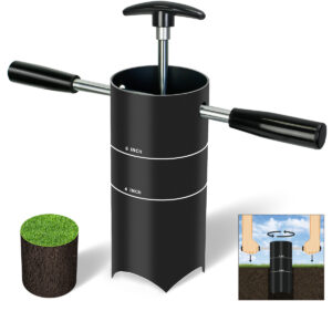 Portable Golf Hole Cup Cutter with Detachable Handle, Golf Hole Digger