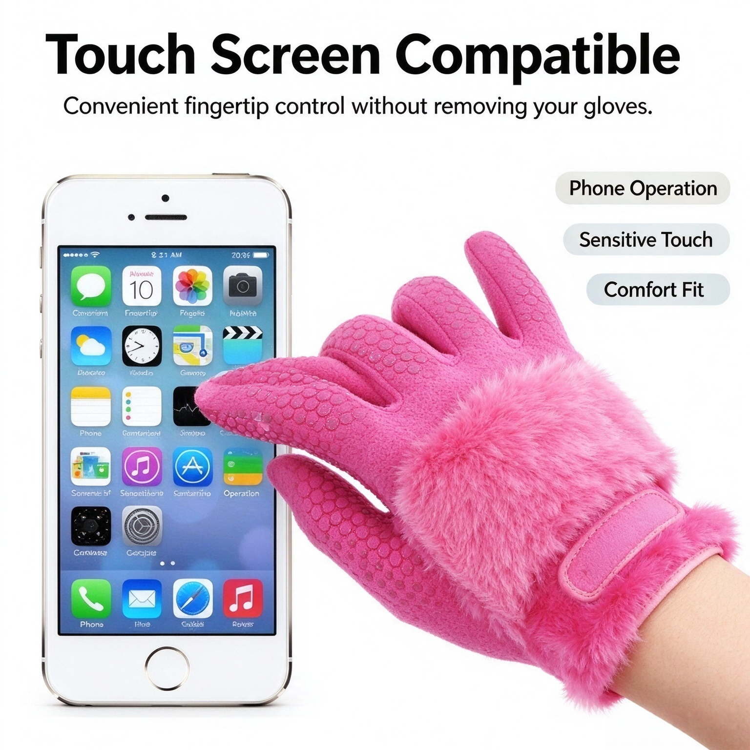 Womens Winter Golf Gloves - Image 7